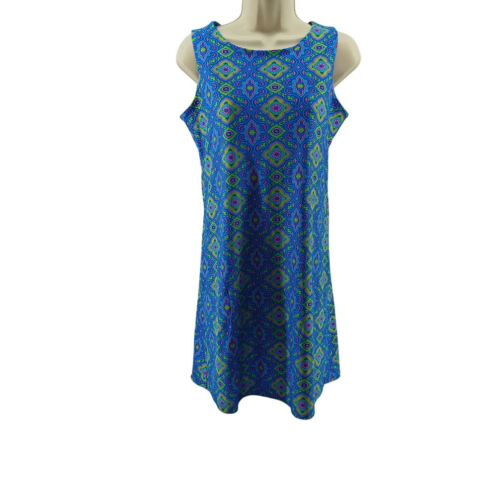 Southwind Apparel Bold Medallion Print Dress Womens Large Tennis Golf